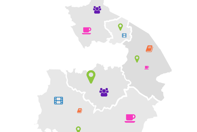 Map of Warwickshire